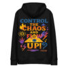 Sudadera control the chaos con capucha esencial eco