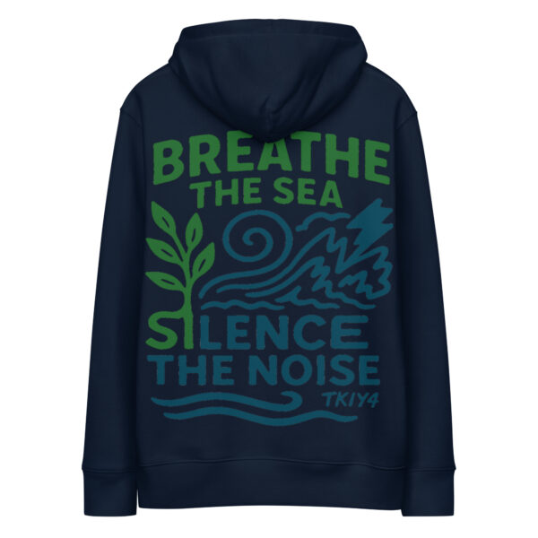 Sudadera breathe the sea con capucha esencial eco