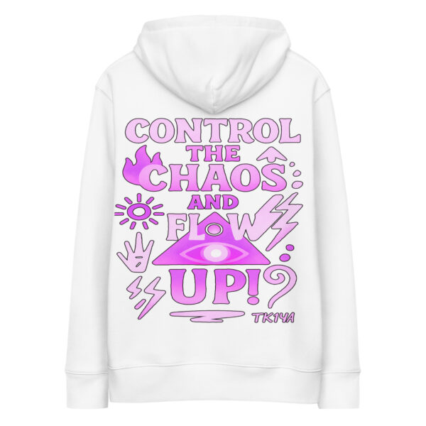 Sudadera control the chaos con capucha esencial eco