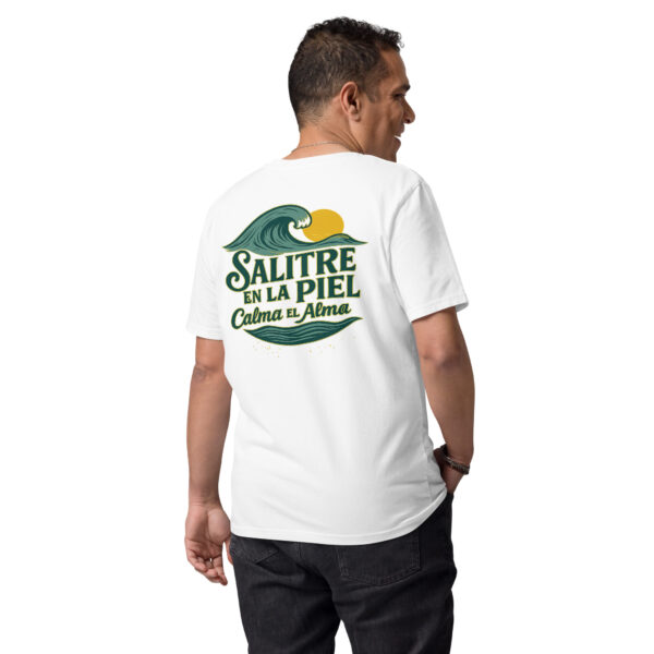 Camiseta algodón orgánico Salitre en la piel calma el alma