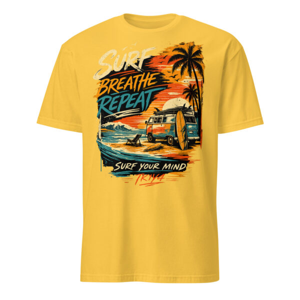 Camiseta Surf, Breathe, Repeat by TK1Y4