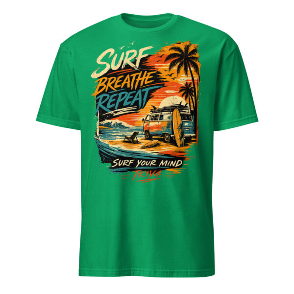 Camiseta Surf, Breathe, Repeat by TK1Y4