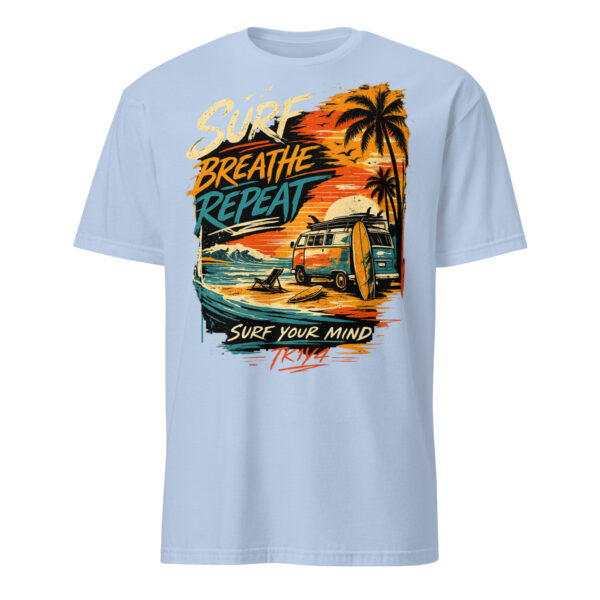 Camiseta Surf, Breathe, Repeat by TK1Y4
