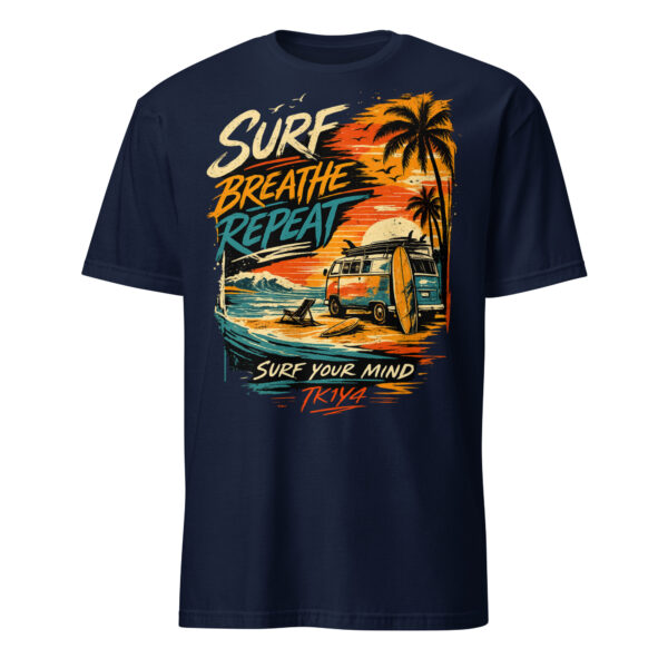 Camiseta Surf, Breathe, Repeat by TK1Y4