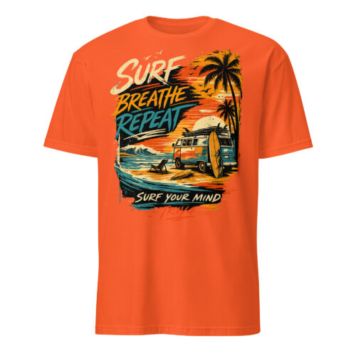 Camiseta Surf, Breathe, Repeat by TK1Y4