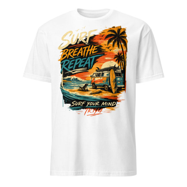 Camiseta Surf, Breathe, Repeat by TK1Y4