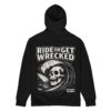 unisex-essential-eco-hoodie-black-back-69ad9eee389d0.jpg Sudadera TK1Y4 · Ride or Get Wrecked (Eco Unisex)