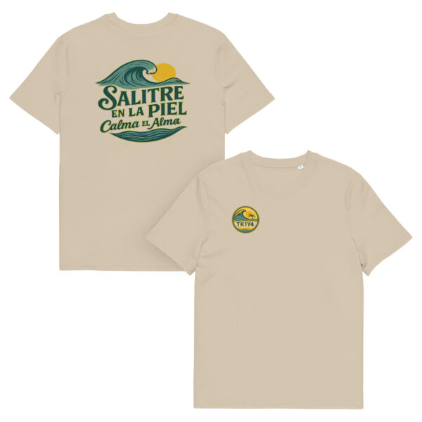 Camiseta unisex Salitre en la piel calma el alma