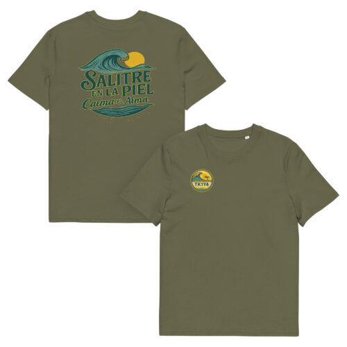 Camiseta unisex Salitre en la piel calma el alma